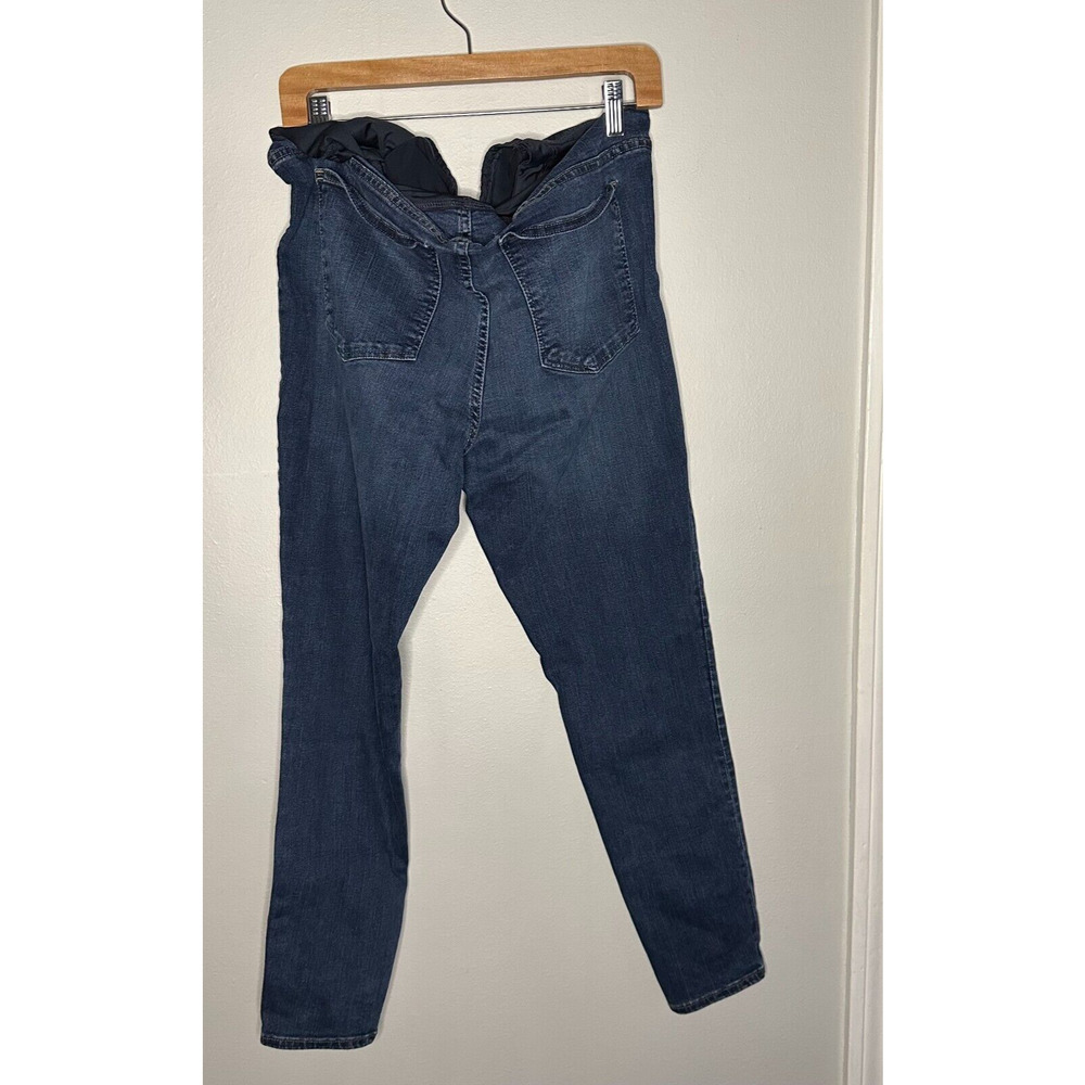 Madewell Womens Jeans 32 Blue Denim Maternity Skinny Over The Belly Stretchy - Picture 4 of 12